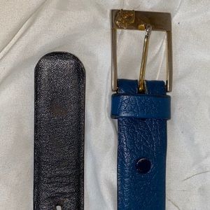 Vintage Christian Dior Belt Blue